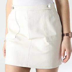 Meilleure vente ✨ Jupe Femme Maila Beige de Only 😀