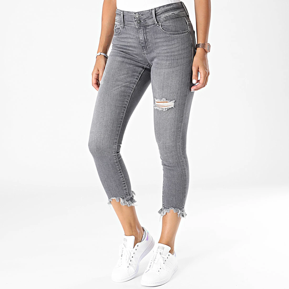 Meilleure affaire 😉 Jean Skinny Femme Carmen Gris de Only ⌛ 1 Meilleure affaire 😉 Jean Skinny Femme Carmen Gris de Only ⌛