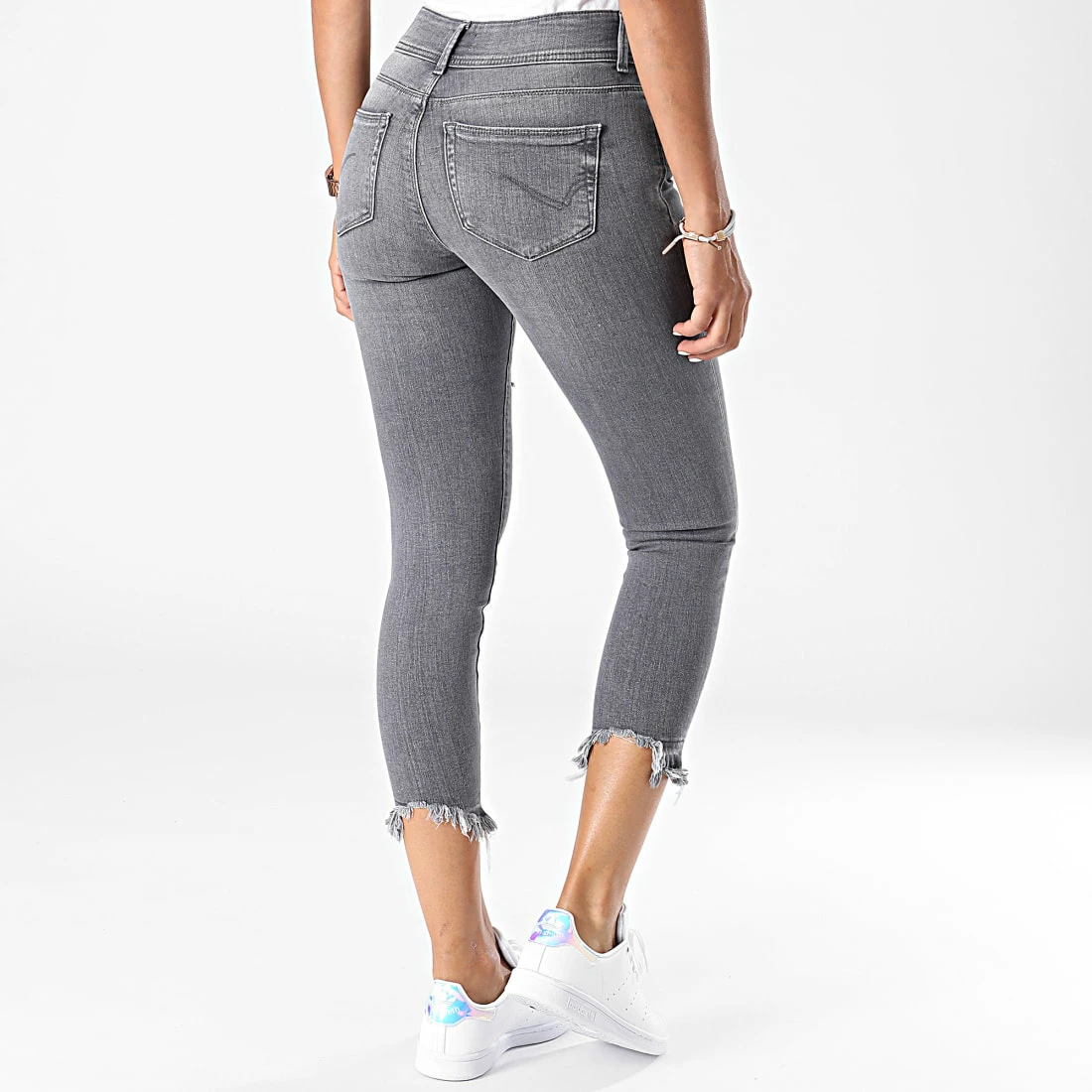 Meilleure affaire 😉 Jean Skinny Femme Carmen Gris de Only ⌛ 4 Meilleure affaire 😉 Jean Skinny Femme Carmen Gris de Only ⌛ – Image 4