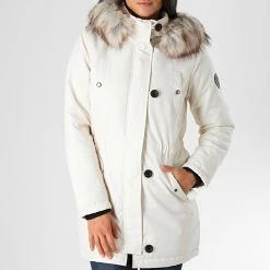 Sortie ✨ Parka Fourrure Femme Iris Fur Winter Ecru de Only ❤️ -Promos Only Boutique only 227423 15213755 EGGNOG 20200817T102220 04