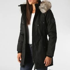 Tout neuf 🌟 Parka Fourrure Femme Iris Fur Winter Noir de Only 🛒