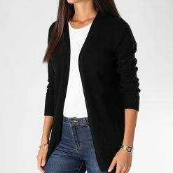 Vente flash 👍 Cardigan Femme Lesly Noir de Only 🛒 -Promos Only Boutique only 229184 15174274 BLACK NOOSFW20 20200903T161501 03