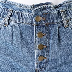 Offres 🔔 Short Jean Slim Femme Cuba Life Paperbag Bleu Denim de Only 🛒 -Promos Only Boutique only 257057 15200196 MEDIUM BLUE DENIM 20210409T145803 03