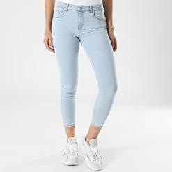 Meilleur prix 🔔 Jean Skinny Femme Daisy Life Bleu Wash de Only 🤩 -Promos Only Boutique only 260532 15223100 LIGHT BLUE DENIM 20210409T145931 03