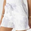 Meilleure vente 😍 Short Jogging Femme Tie Dye Maya Violet Blanc de Only 🌟