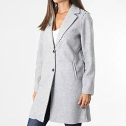 Les meilleures critiques de 😍 Manteau Femme Carrie Bonded Gris Chiné de Only ✨