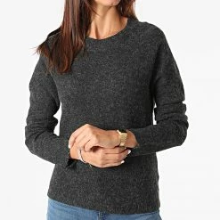 Top 10 🌟 Pull Femme Rica Life Noir Chiné de Only 👏 6 Top 10 🌟 Pull Femme Rica Life Noir Chiné de Only 👏 -Promos Only Boutique only 279084 15204279 BLACK W MELANGE NOOS 20210827T124735 03