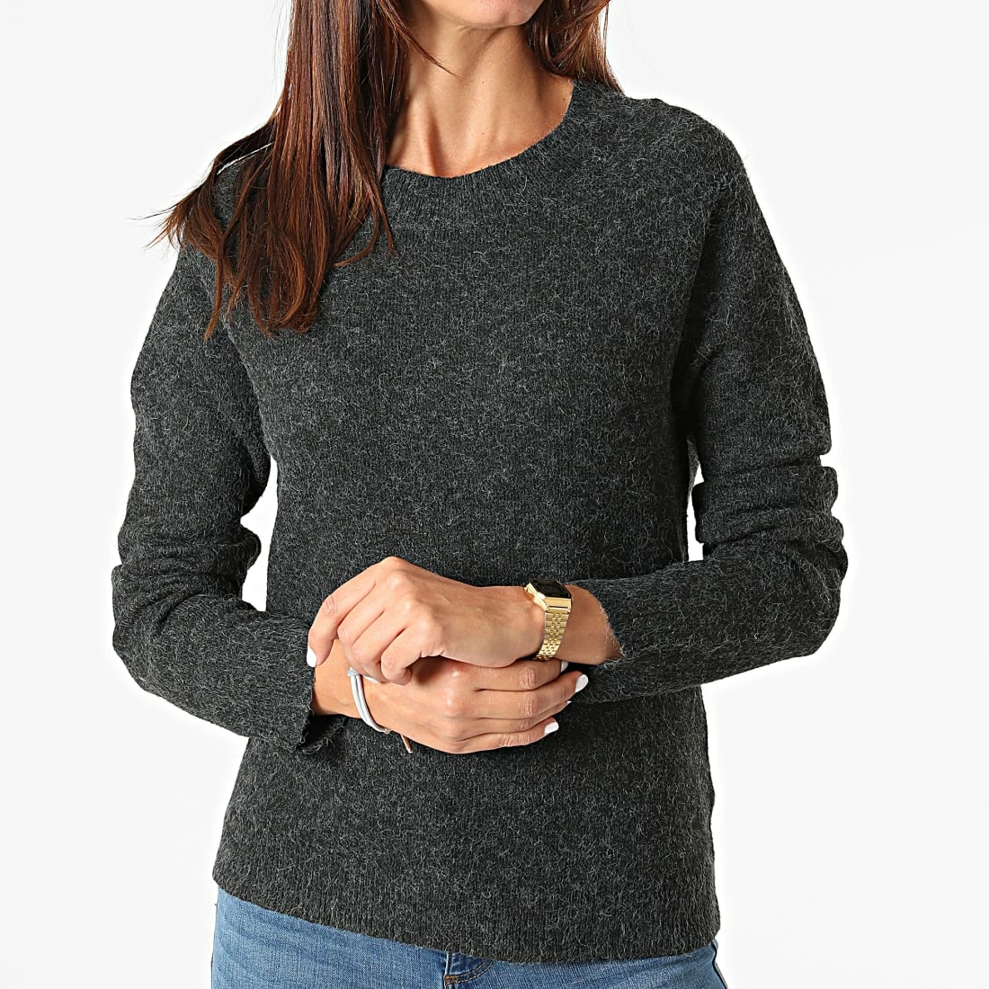 Top 10 🌟 Pull Femme Rica Life Noir Chiné de Only 👏 3 Top 10 🌟 Pull Femme Rica Life Noir Chiné de Only 👏 – Image 3