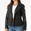 Budget 🛒 Veste Biker Femme Melisa Noir de Only 🔥