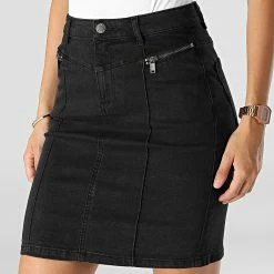 Bon marché 🔔 Jupe Femme Jenna Noir de Only ⭐