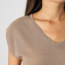 Meilleure vente 😉 Débardeur Femme Silvery Doré de Only 🎁 -Promos Only Boutique only 285473 15136069 TOASTED COCONUT 20210928T160650 02