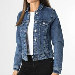 Meilleure vente 😉 Veste Jean Femme Tia Life Bleu Denim de Only ❤️ 6 Meilleure vente 😉 Veste Jean Femme Tia Life Bleu Denim de Only ❤️ -Promos Only Boutique only 285487 15170682 MEDIUM BLUE DENIM 20210928T161732 03