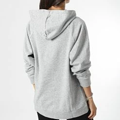 Meilleure affaire 🔔 Sweat Capuche Femme Naja Life Gris Chiné de Only 😍 -Promos Only Boutique only 286304 15238234 LIGHT GREY MEL 20210928T162531 04