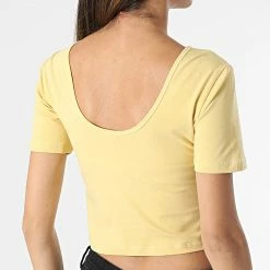 Acheter 🌟 Top Crop Femme Pure Life Jaune de Only 😉 -Promos Only Boutique only 288086 15234992 JOJOBA 20211014T161412 04