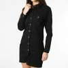 Acheter 🔥 Robe Jean A Manches Longues Femme Sanna Noir de Only 🔥
