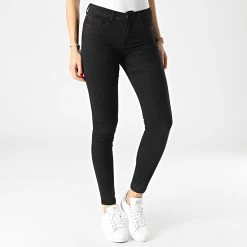 Coupon 🥰 Jean Skinny Femme New Nikki Life Noir de Only ✨ -Promos Only Boutique only 295235 15208238 BLACK DENIM 20211221T163336 03