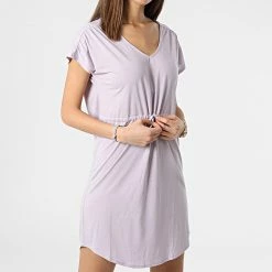 Le moins cher 😀 Robe Femme Dalila Lavande de Only 😀 -Promos Only Boutique only 295870 15257679 LAVENDER FROST 20220111T155503 03
