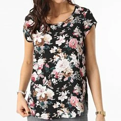 Grosses soldes 😍 Top Femme Vic Noir Floral de Only 🤩