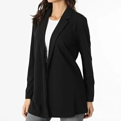Bon marché 👏 Veste Blazer Femme Geggo Noir de Only ✨ -Promos Only Boutique only 296589 15180572 BLACK 20220114T150825 03