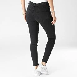 Meilleure vente 😉 Jean Skinny Femme Wauw Noir de Only 👍 -Promos Only Boutique only 296593 15230457 BLACK 20220107T161937 04
