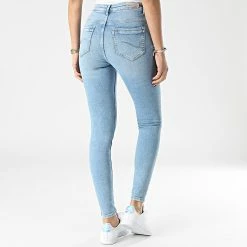 Vente flash 🥰 Jean Skinny Femme Paola Bleu Wash de Only 🧨 -Promos Only Boutique only 299183 15249679 LIGHT BLUE DENIM 20220121T161948 04