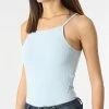 Coupon 🎉 Débardeur Femme Fransiska Bleu Ciel de Only ⭐