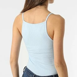 Coupon 🎉 Débardeur Femme Fransiska Bleu Ciel de Only ⭐ -Promos Only Boutique only 299212 15251304 CASHMERE BLUE 20220201T152329 04