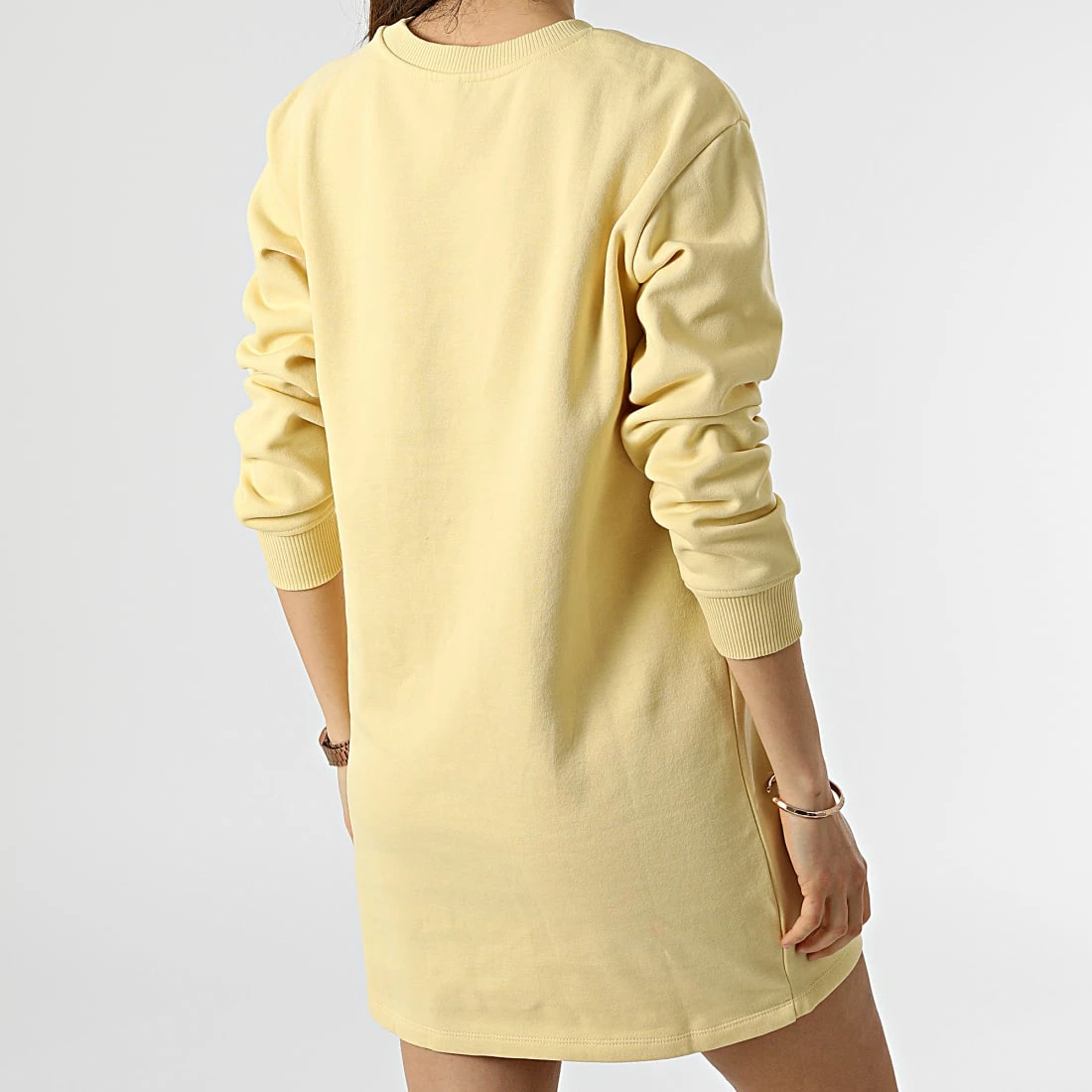 Remise 👏 Robe Sweat Crewneck Femme Paris Jaune de Only ⌛ 4 Remise 👏 Robe Sweat Crewneck Femme Paris Jaune de Only ⌛ – Image 4