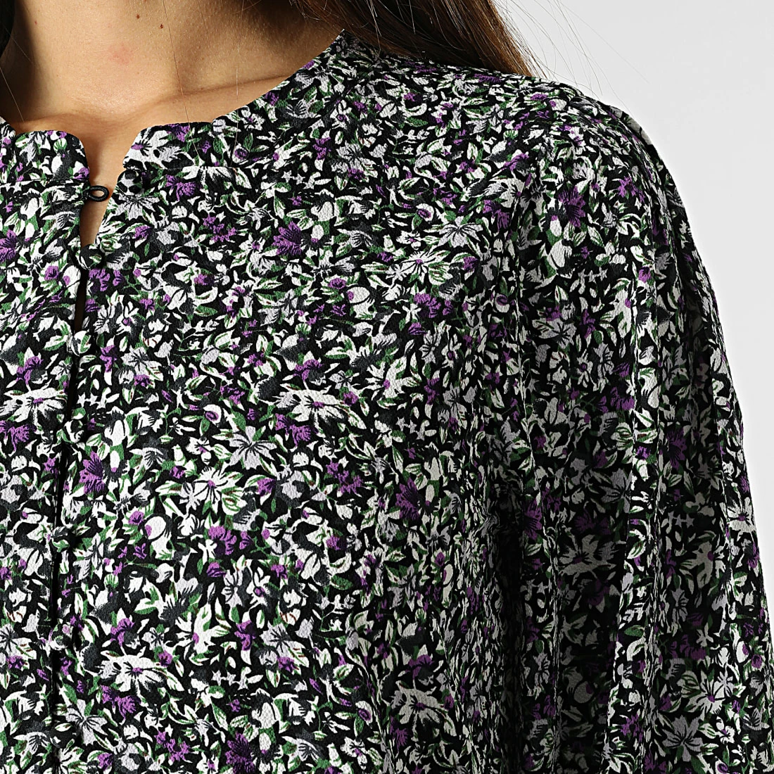 Top 10 ⌛ Robe Manches Longues Femme Piper Noir Vert Floral de Only ✔️ 2 Top 10 ⌛ Robe Manches Longues Femme Piper Noir Vert Floral de Only ✔️ – Image 2