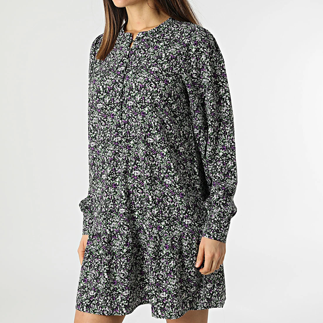 Top 10 ⌛ Robe Manches Longues Femme Piper Noir Vert Floral de Only ✔️ 3 Top 10 ⌛ Robe Manches Longues Femme Piper Noir Vert Floral de Only ✔️ – Image 3