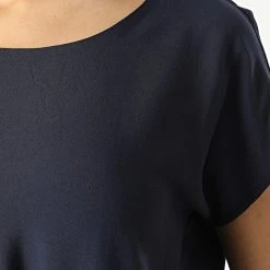 Nouveau 😉 Robe Femme Connie Bleu Marine de Only 💯 -Promos Only Boutique only 301374 15248547 NIGHT SKY 20220201T163636 02