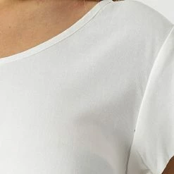 Nouveau ❤️ Top Femme Top Blanc de Only 🎁 -Promos Only Boutique only 301415 15248543 CLOUD DANCER 20220202T155943 02