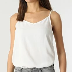 Nouveau ⌛ Top Femme Paris Blanc de Only 🎉 6 Nouveau ⌛ Top Femme Paris Blanc de Only 🎉 -Promos Only Boutique only 301463 15248535 CLOUD DANCER 20220202T160011 03