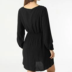 Meilleure vente 🛒 Robe Manches Longues Femme Ellis Noir de Only 😍 7 Meilleure vente 🛒 Robe Manches Longues Femme Ellis Noir de Only 😍 -Promos Only Boutique only 301485 15248622 BLACK 20220201T163829 04