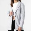 Meilleure vente 🔔 Veste Blazer Femme Meryl Gris Chiné de Only ⌛
