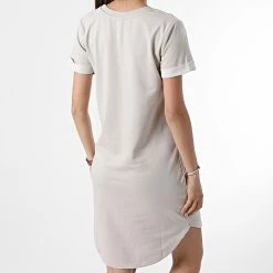 Le moins cher ✨ Robe Sweat Crewneck Femme Ivy Beige de Only ❤️ -Promos Only Boutique only 303567 15174793 CHATEAU GRAY 20220224T160905 04