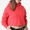 Bon marché 😀 Sweat Capuche Femme Crop Every Rouge de Only 🧨