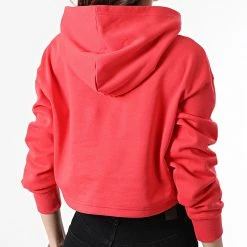 Bon marché 😀 Sweat Capuche Femme Crop Every Rouge de Only 🧨 -Promos Only Boutique only 303589 15250307 POPPY RED 20220224T161247 04