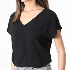 Nouveau 😉 Top Femme Starr Noir de Only 👏 -Promos Only Boutique only 305412 15198141 BLACK 20220223T154440 03