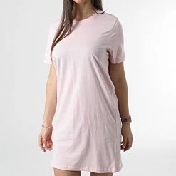 De gros ⌛ Robe Tee 👕 Shirt Femme May Rose de Only 🎁 -Promos Only Boutique only 305445 15233271 PARFAIT PINK 20220310T152430 03