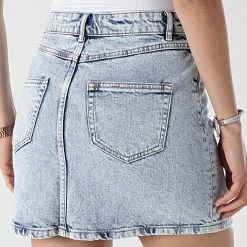 Tout neuf ✨ Jupe Jean Femme Ashape Bleu Wash de Only 😀 7 Tout neuf ✨ Jupe Jean Femme Ashape Bleu Wash de Only 😀 -Promos Only Boutique only 305457 15196756 LIGHT BLUE DENIM 20220223T152951 04