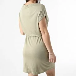 Coupon 😉 Robe Femme Clara Vert Kaki de Only 😀 -Promos Only Boutique only 307762 15259068 SLAT GREEN SLAT GREEN 20220309T151111 04