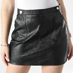 Coupon 👍 Jupe Femme Maila Noir de Only 🔔 -Promos Only Boutique only 307786 15242751 BLACK 20220309T152350 03