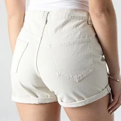 Tout neuf ⌛ Short Jean Femme Phine Beige de Only 🧨 -Promos Only Boutique only 307795 15196224 ECRU 20220309T152441 04