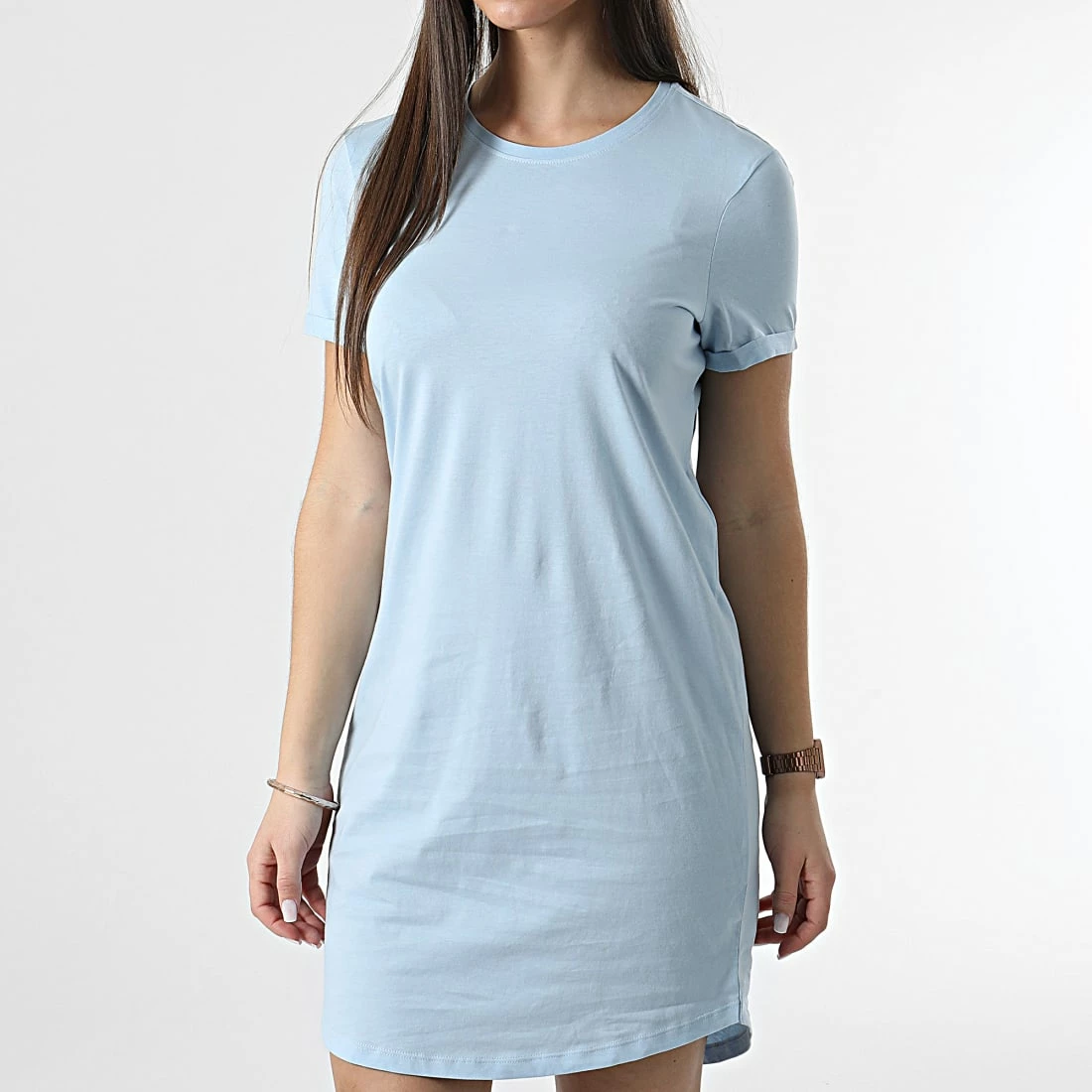 Grosses soldes 🥰 Robe Tee 👕 Shirt Femme May Bleu Clair de Only 🌟 1 Grosses soldes 🥰 Robe Tee 👕 Shirt Femme May Bleu Clair de Only 🌟