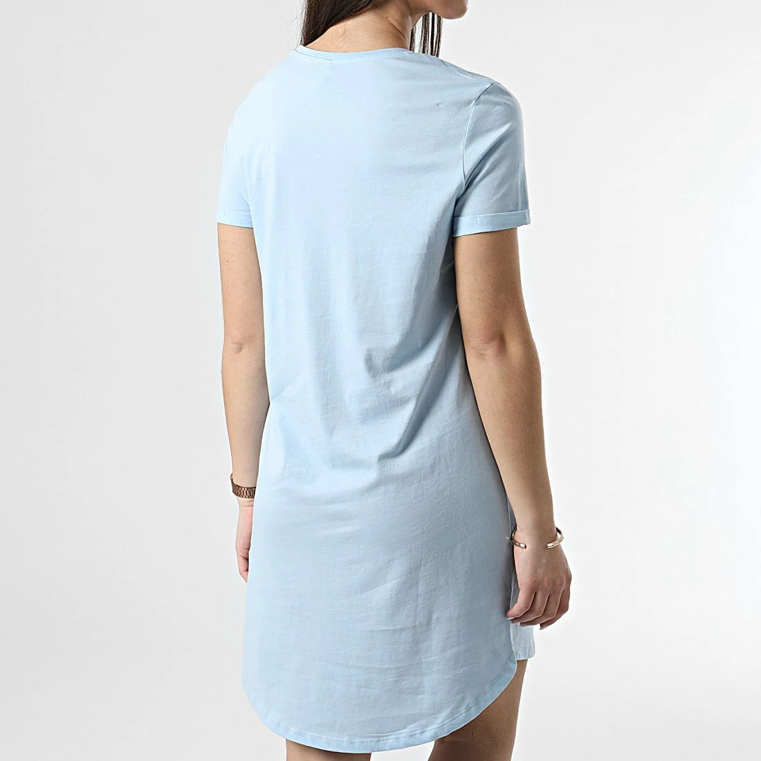 Grosses soldes 🥰 Robe Tee 👕 Shirt Femme May Bleu Clair de Only 🌟 4 Grosses soldes 🥰 Robe Tee 👕 Shirt Femme May Bleu Clair de Only 🌟 – Image 4