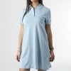 Meilleure vente ❤️ Robe Polo Femme Fenja Bleu Ciel de Only 🥰