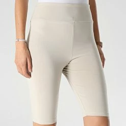 Coupon 💯 Short Cycliste Femme Live Love Beige de Only 😀 -Promos Only Boutique only 309556 15252829 SILVER LINING 20220324T162837 03