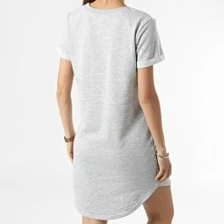 Grosses soldes 💯 Robe Sweat Crewneck Femme Never Gris Chiné de Only ⭐ -Promos Only Boutique only 309572 15255428 LIGHT GREY MEL 20220329T155646 04