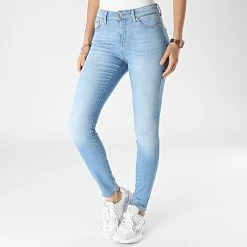 Remise 🛒 Jean Skinny Femme Lanne Bleu Wash de Only ❤️